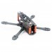 AlfaRC FS135 135mm Wheelbase 3mm Arm Thickness 3K Carbon Fiber Frame Kit for RC Drone FPV Racing 