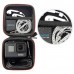 EVA/PU Multifunction Storage Bag 105x109x40mm For Gopro Hero Camera Earphones Data Cable Memory Card