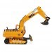 LCF 338 1/20 2.4G 16CH Rc Excavator Digger Truck W/ Sound Smoke LED Light Engineer Truck Toy 