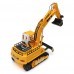 LCF 338 1/20 2.4G 16CH Rc Excavator Digger Truck W/ Sound Smoke LED Light Engineer Truck Toy 