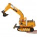 LCF 338 1/20 2.4G 16CH Rc Excavator Digger Truck W/ Sound Smoke LED Light Engineer Truck Toy 