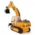 LCF 338 1/20 2.4G 16CH Rc Excavator Digger Truck W/ Sound Smoke LED Light Engineer Truck Toy 
