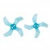 4 Pairs Gemfan 1636 1.6x3.6x4 40mm 4-blade 1mm Hole Propeller for 1103 1105 RC Drone FPV Racing Brushless Motor