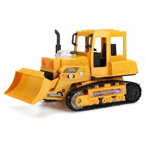 1/24 Remote Control Bulldozer LED Remote Control Excavator Digger Car