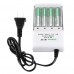 Delipow 4 Slots AC 220V Battery Charger with 4Pcs Rechargeable 1.2V AA Lipo Battery