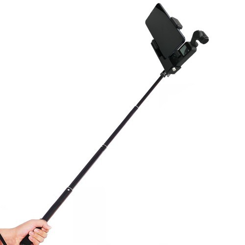 Smartphone GoPro Camera Holder Mount With Extension Rod for DJI Osmo Pocket Handheld Gimbal
