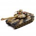BB638 Plastic 2.4G 10CH Remote Control Tank With Light Sound Remote Control Car Toys