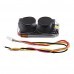 URUAV UR8 5V Duo Buzzer 31x13mm Over 110dB BB Alarm 3 Working Modes w/ Battery & LED for RC Drone FPV Racing 