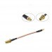 2PCS GEPRC MMCX-Straight to RP-SMA Female/MMCX-90 Degree to SMA Female RF Connector Adapter Cable for Video Transmitter/VTX