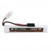 XF POWER 7.4V 1300mAh 25C 2S Lipo Battery Small Tamiya Plug 