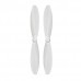 10 Pairs KINGKONG / LDARC 56mm 1.0mm Hole 2-blade Propeller for RC Drone FPV Racing