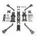 HGLRC Sector Freestyle 5/6/7 Inch 226/260/296mm Wheelbase 5mm Arm 3K Carbon Fiber Frame Kit for RC Drone FPV Racing