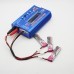 PH2.0 Plug 1S Charging Adapter Cable Compatible with IMAX B6 B6AC 4.0mm Banana Plug Battery Charger for KINGKONG TINY7,JJRC H36 POKE FPV