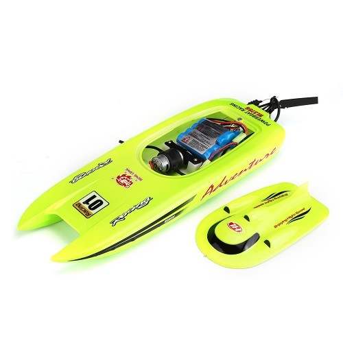 Heng Long 3788 with 2 Batteries 53cm 2.4G 30km/h Electric RC Boat Water ...