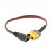 T Plug/XT60 Female Plug to DC5.5 2.1mm Female Adapter Cable 300mm For FatShark Skyzone FPV Goggles Battery Charging 