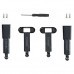 Spring Shock Absorbing Heightened Landing Gear Skid Extension Support Kit Propeller Props Blade Set for Hubsan ZINO H117S RC Drone Drone
