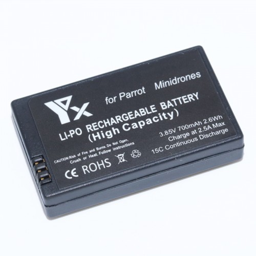YX 3.7V 700mah Lipo Battery for Parrot Mini Drones Mambo Swing FREE