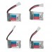 4Pcs 3.7V 150mAh 30C 1S Lipo Battery PH2.0 Plug with JJRC X8 Charger 