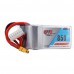 Gaoneng GNB 22.2V 850mAh 80C 6S Lipo Battery XT30/XT60 Plug for RC Drone