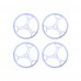 4 PCS HGLRC 2.5 Inch / 3 inch Propeller Protective Guard for RC Drone FPV Racing