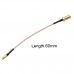 10 pcs RJXHOBBY MMCX to SMA Female 60mm Low Loss FPV Antenna Extension Cable Adapter For FPV RC Drone