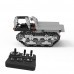 SWRC 007 934PCS 2.4G 10CH Stainless Steel DIY Remote Control Car Dump Truck Construction Model Vehicles