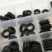 125Pcs O-rings Rubber Band Sealing Guard Protection Ring 7/9/12/16/20/22/25mm with Storage Box for RC Model 