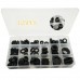 125Pcs O-rings Rubber Band Sealing Guard Protection Ring 7/9/12/16/20/22/25mm with Storage Box for RC Model 