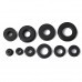 125Pcs O-rings Rubber Band Sealing Guard Protection Ring 7/9/12/16/20/22/25mm with Storage Box for RC Model 