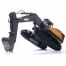 Huina 1592 Alloy 1/14 22ch Alloy Rc Excavator Trucks Excavator Remote Control Vehicle Models Toys