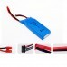 RED 7.4V 2500mAh High Rate Li-po Battery With Banana Plug for Syma X8C/X8S Series RC Drone