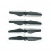 FQ777 F8 GPS RC Drone Drone Spare Parts Propeller Props Blade Set 4Pcs