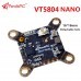 PandaRC VT5804 Nano VTX 5.8Ghz 48CH 0mW/25mW/50mW/100mW/200mW/400mW Switchable Video Transmitter OSD UFL 16mm*16mm for FPV Tiny RC Drone