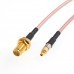 MMCX Male to SMA/RP-SMA Female Connector Adapter Cable Wire 15cm/20cm RG316 Universal for Receiver Transmitter Signal Booster Amplifier FPV RC Model 