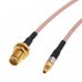 MMCX Male to SMA/RP-SMA Female Connector Adapter Cable Wire 15cm/20cm RG316 Universal for Receiver Transmitter Signal Booster Amplifier FPV RC Model 