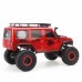 Wltoys 104311 1/10 2.4G 4X4 Crawler Remote Control Car Desert Mountain Rock Vehicle Models With Two Motors LED Head Light Two Battery