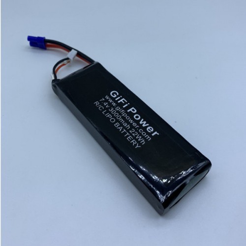 Batterie Lithium 7.4V 3000mAh Pour Drone RC LYZRC L800 PRO2 - Remplacement Noir