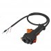 Drillpro 26mm Lawn Mower Parts Switch Trimmer Brush Cutter Handle Switch Throttle Trigger Cable Brush Cutter Part