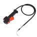 Drillpro 26mm Lawn Mower Parts Switch Trimmer Brush Cutter Handle Switch Throttle Trigger Cable Brush Cutter Part