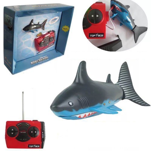 RC Mini Submarine Shark Fish Remote Control Under Water Ship Model Kids ...
