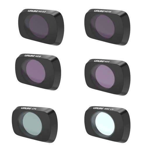 URUAV Camera Lens Filter Combo Set UV/CPL/ND4/ND8/ND16/ND32/STAR/NDPL/Night for DJI Mavic Air 2