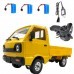 WPL D12 1/10 2.4G 2WD Military Truck Crawler Off Road Remote Control Car Vehicle Models Toy Several Battery