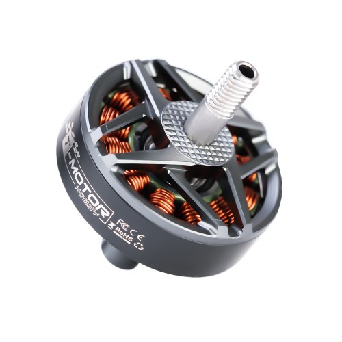 4pcs B2807 1300KV Brushless Motors For 5-6S FPV Racing Drones - CW/CCW, With 250mm 18AWG Wires (Black)