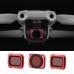 Aluminum Alloy Camera Lens Red Adjustable CPL UV ND8 Filter Combo Set for DJI Mavic Air 2 RC Drone