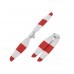 STARTRC 7238F Quick-Release Foldable Colorful Low-Noise Propeller Props Blade Set Red&White for DJI Mavic AIR 2 Drone