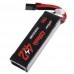 URUAV 7.4V 4200mAh 75C 2S Lipo Battery T Deans TRX Plug for RC Car