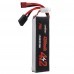 URUAV 7.4V 4200mAh 75C 2S Lipo Battery T Deans TRX Plug for RC Car