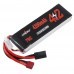 URUAV 7.4V 4200mAh 75C 2S Lipo Battery T Deans TRX Plug for RC Car