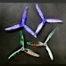 2 Pairs Gemfan Christmas Prop Hurrican 51433 5.1 Inch 3-Blade Xmas Propeller M5 Hole for Freestyle RC Drone FPV Racing