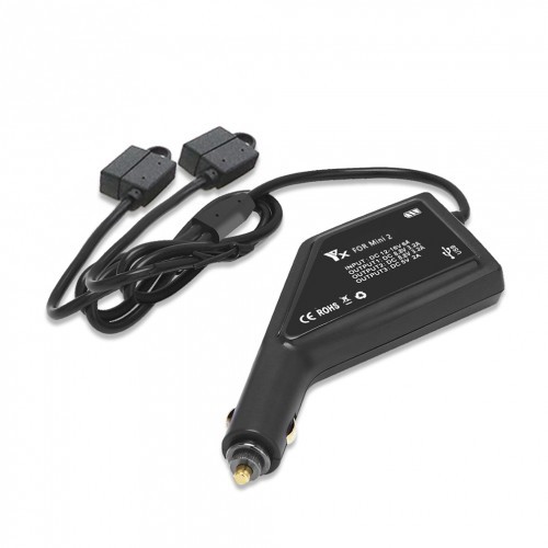 YX 3-in-1 Dual Battery Remote Car Charger USB Port Charging Hub for DJI ...